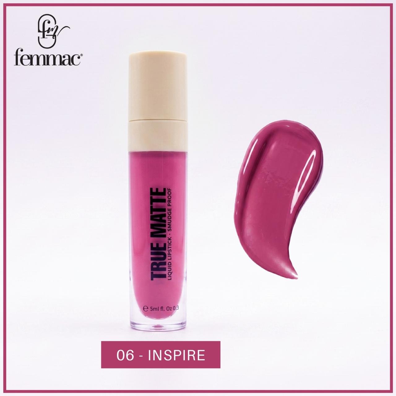 Femmac True Matte Liquid Lipstick - 06 Inspire